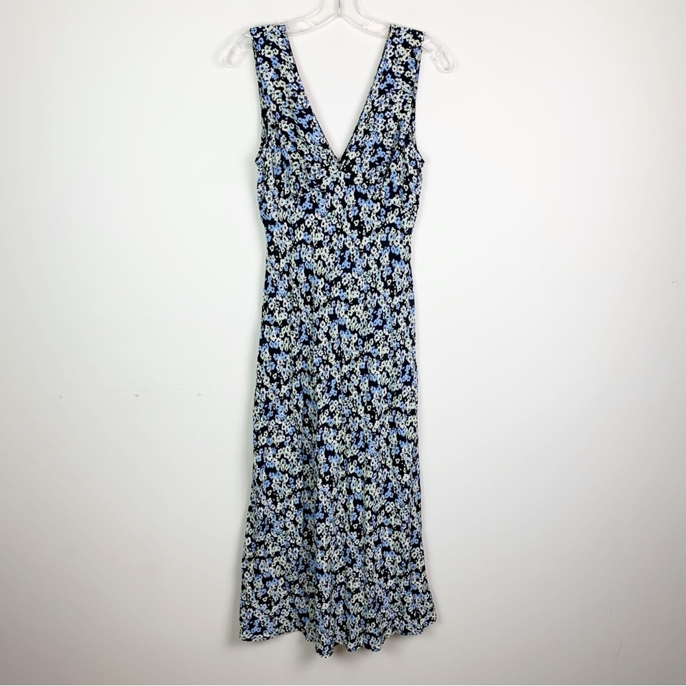 Rails Audrina Crepe Midi Dress in Midnight Meadow Floral - Picture 4 of 14